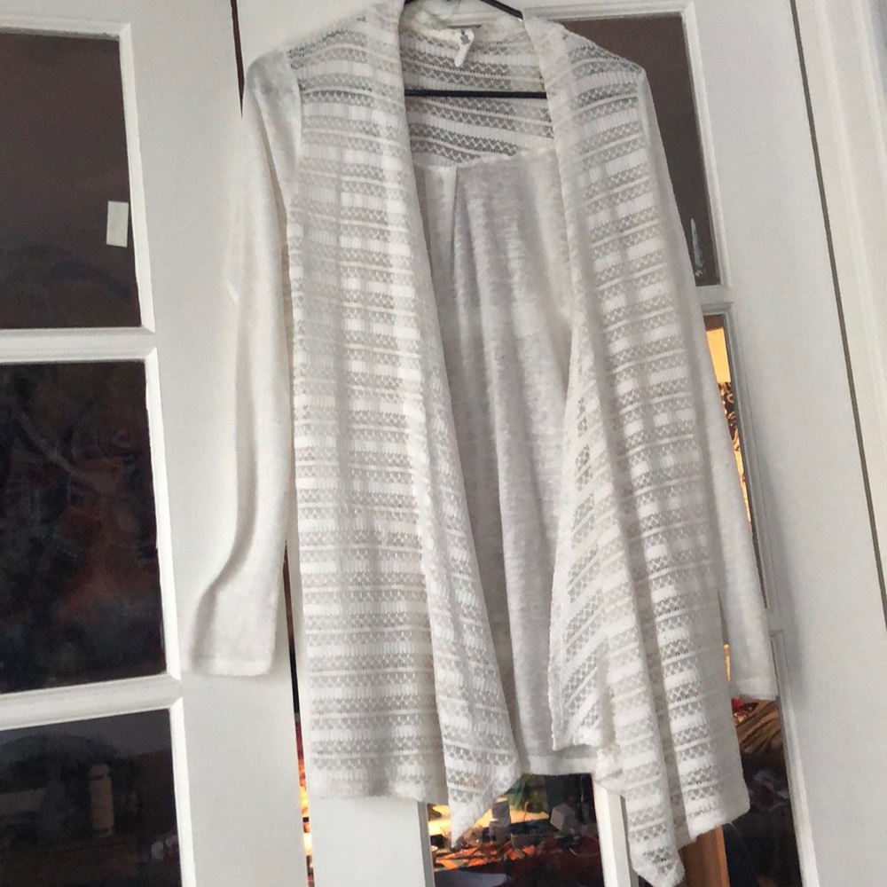 White Cardigan